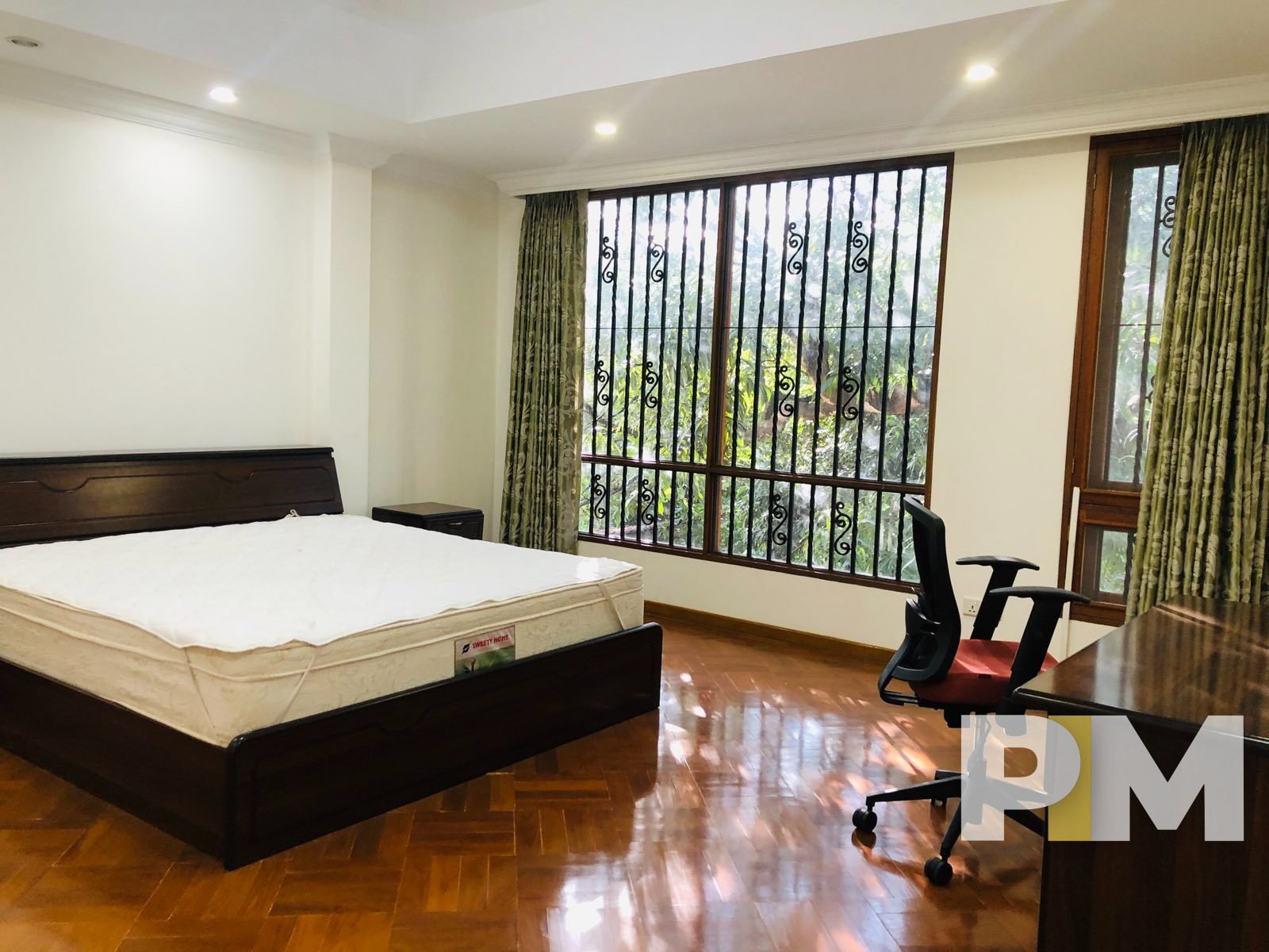 bedroom with bed and mattress - Real Estate in Yangon