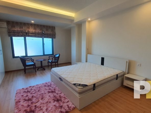 bedroom with bed and mattress - Rent in Yangon