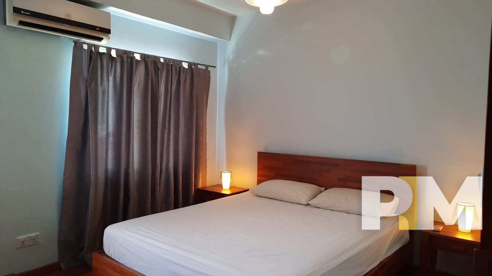 bedroom with bed and mattress -Rent in Yangon