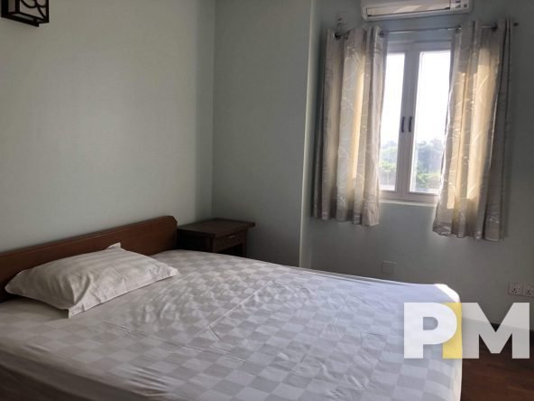 bedroom with bed and mattress - Rent in Yangon