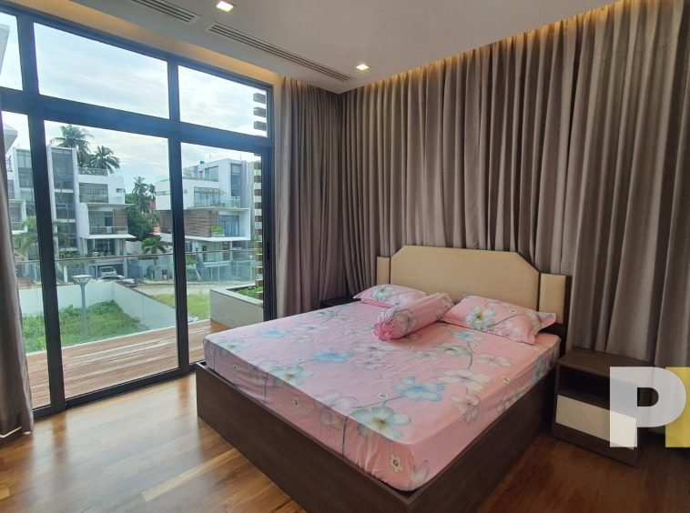 bedroom with bed and mattress - Rent in Yangon