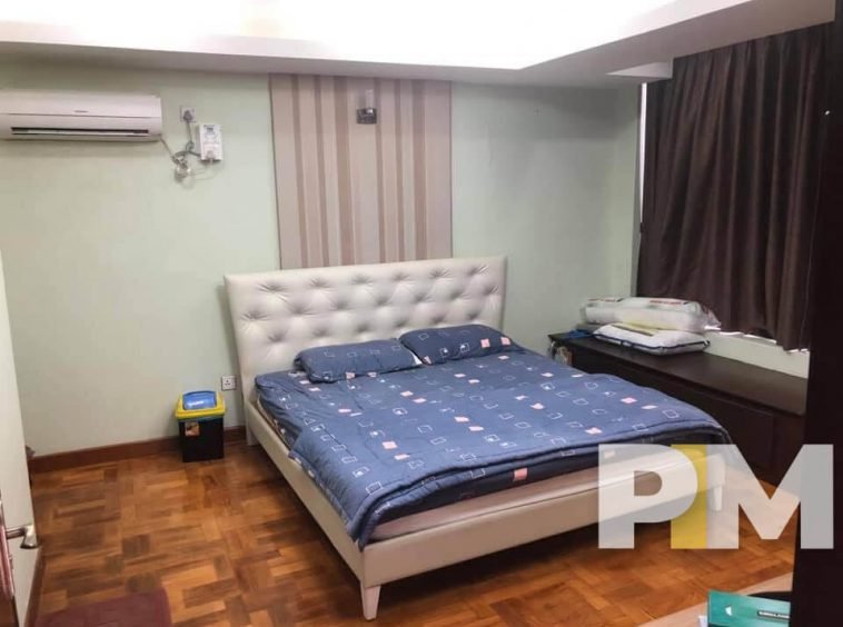 bedroom with bed and mattress - Yangon Property