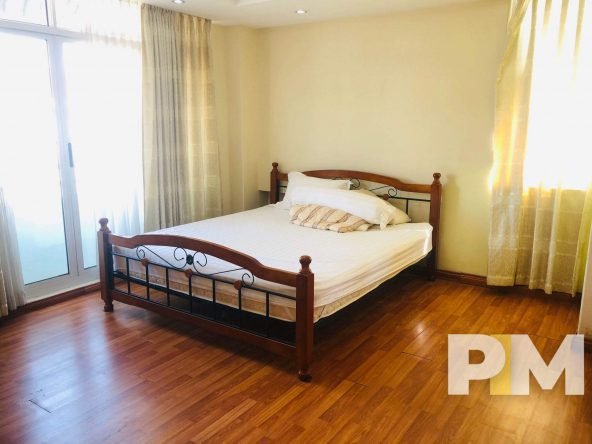 bedroom with bed and mattress - Yangon Property