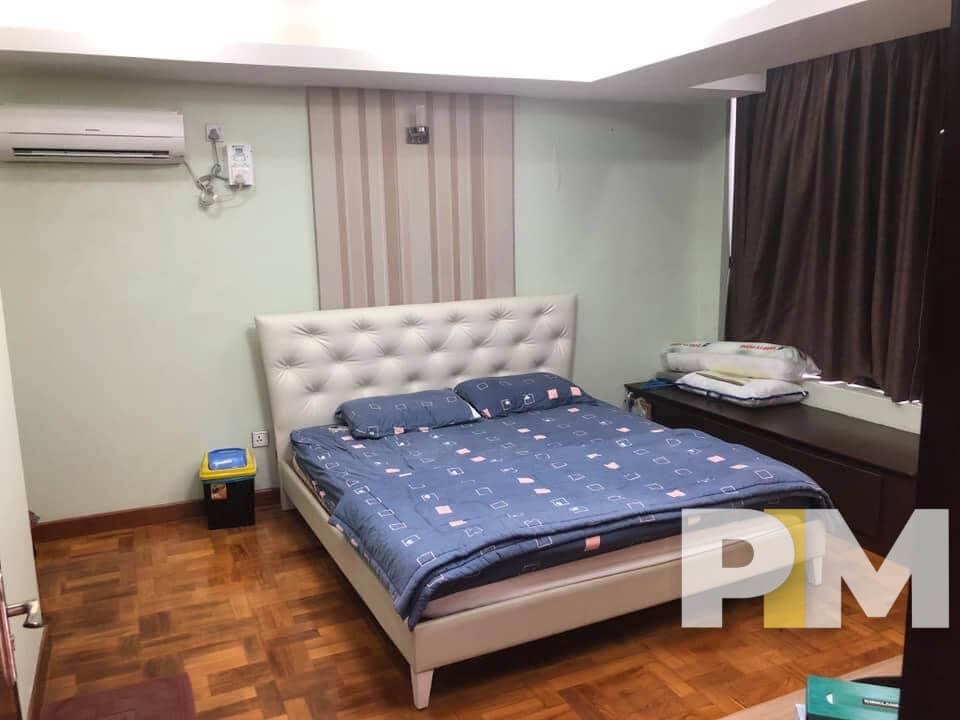 bedroom with bed and mattress - Yangon Property