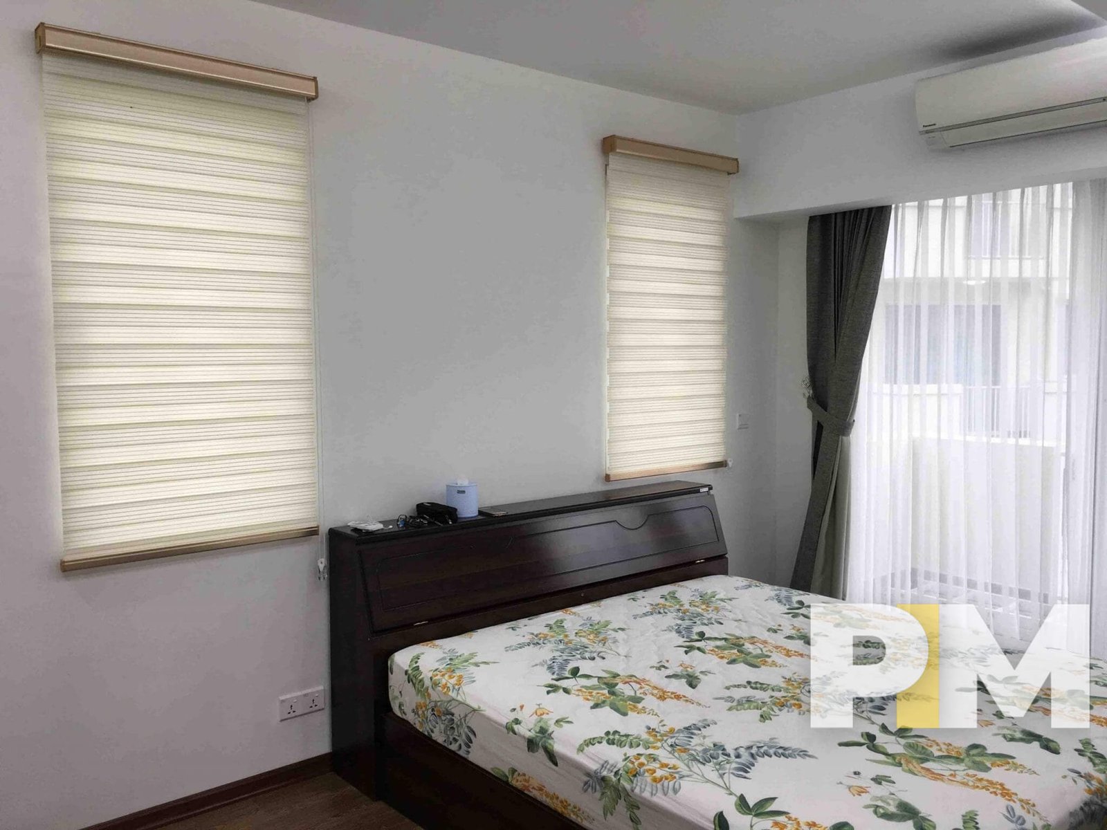 bedroom with bed and mattress - Yangon Property