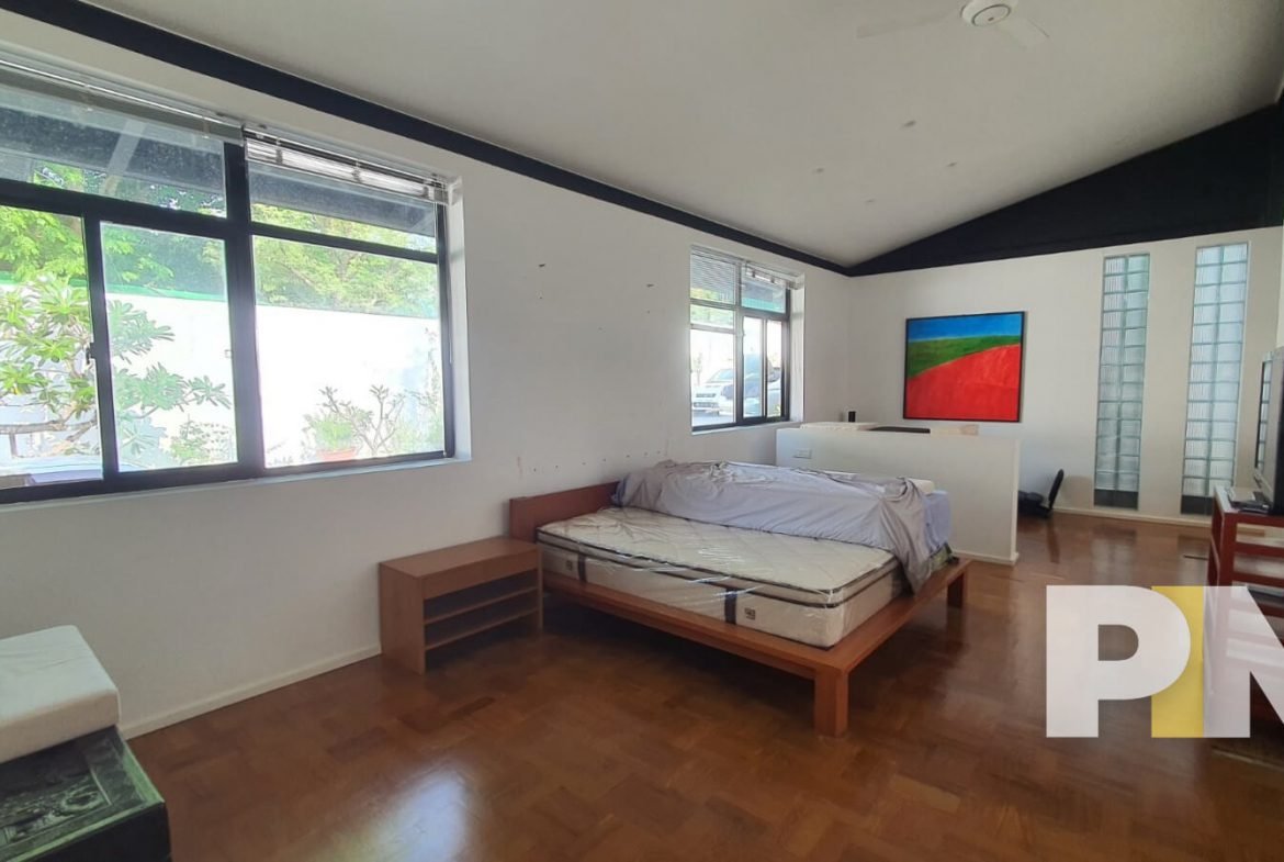 bedroom with bed and mattress - Myanmar Property