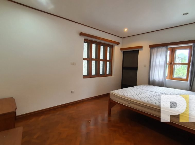 bedroom with bed and mattress - Myanmar House for rent
