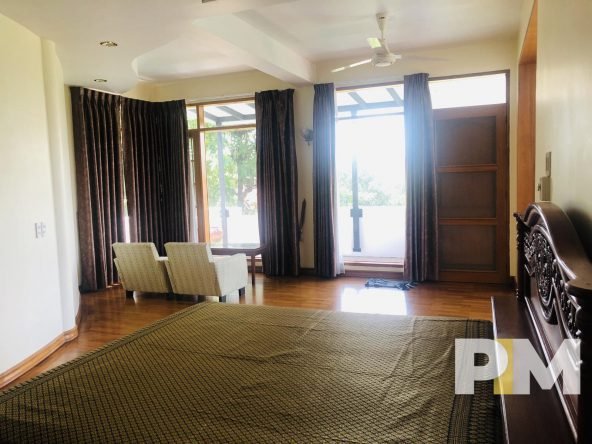 bedroom with bed and mattress - property in Yangon
