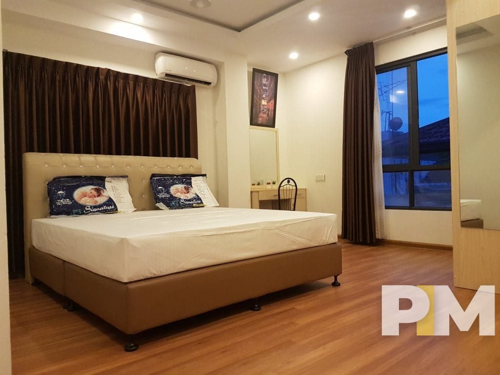 bedroom with bed and mattress - properties in Yangon