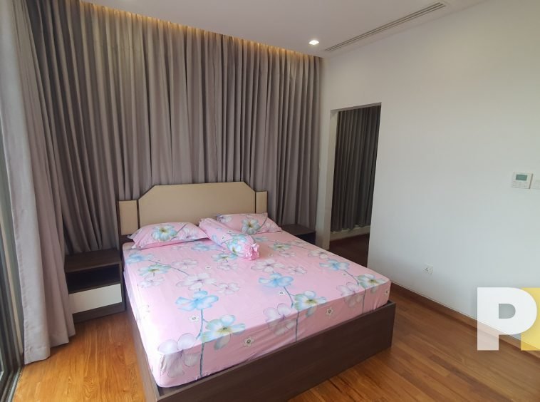 bedroom with bed and mattress - property in Yangon