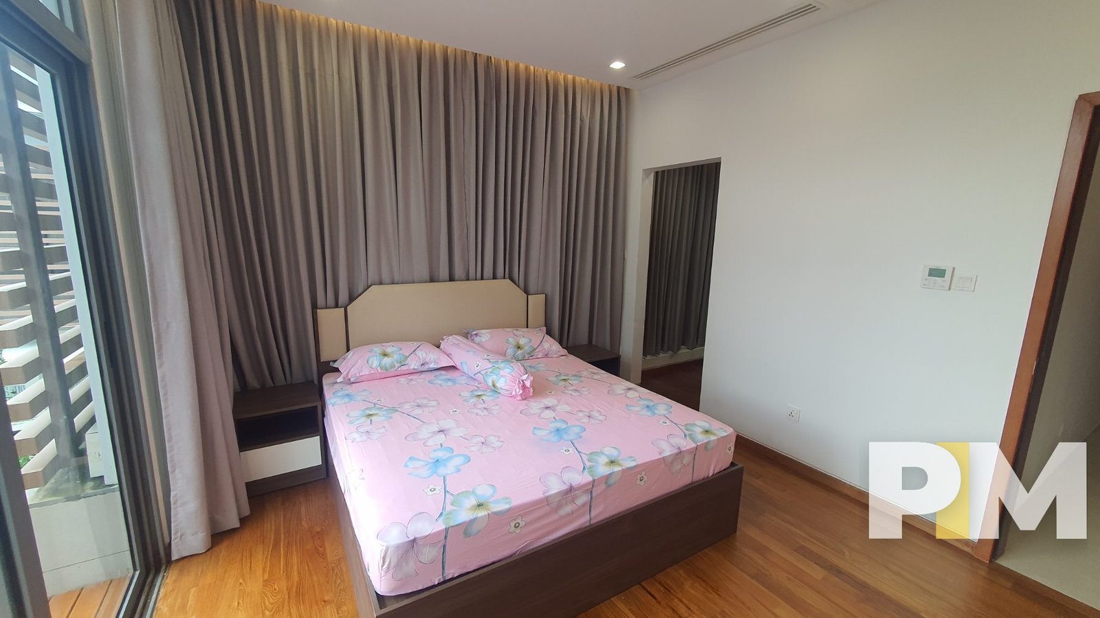 bedroom with bed and mattress - property in Yangon