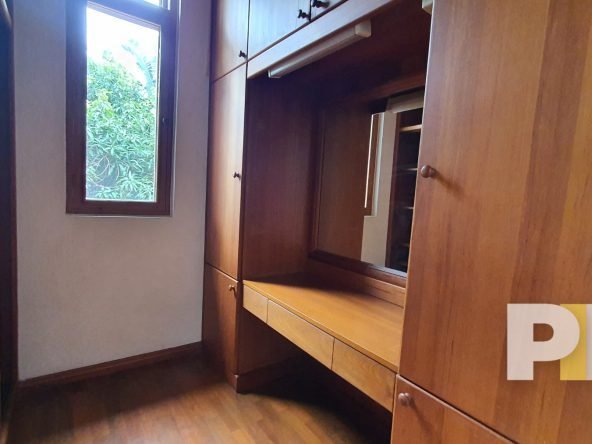 bedroom with closet - Home Rental Yangon