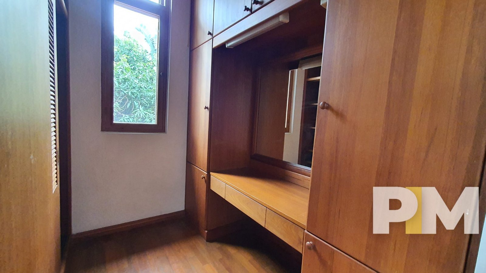 bedroom with closet - Home Rental Yangon