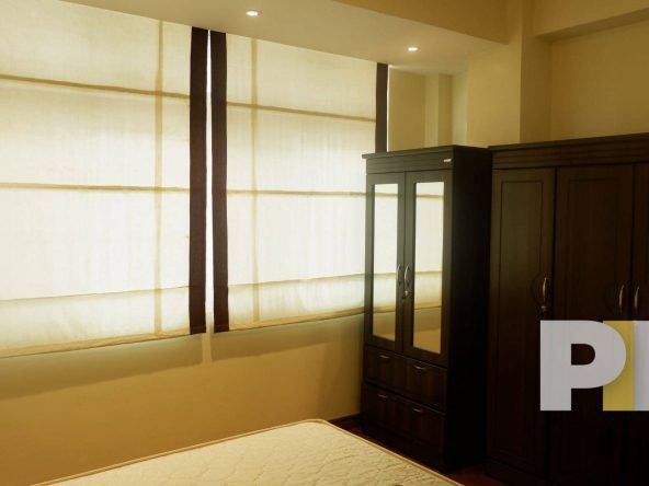 bedroom with closet - Yangon Property