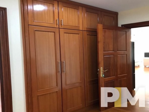 bedroom with closet - Yangon Property