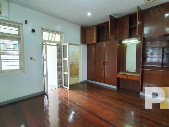 bedroom with closet - Yangon Property