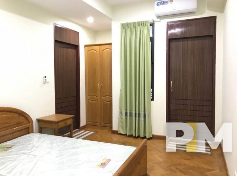 bedroom with closet - Yangon Property