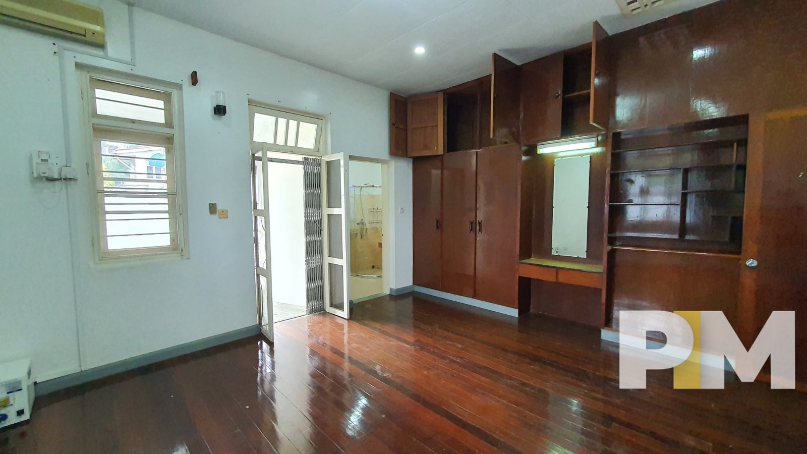 bedroom with closet - Yangon Property