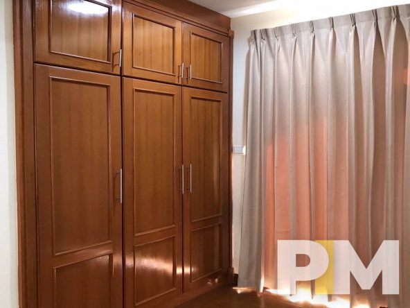 bedroom with closet - properties in Yangon