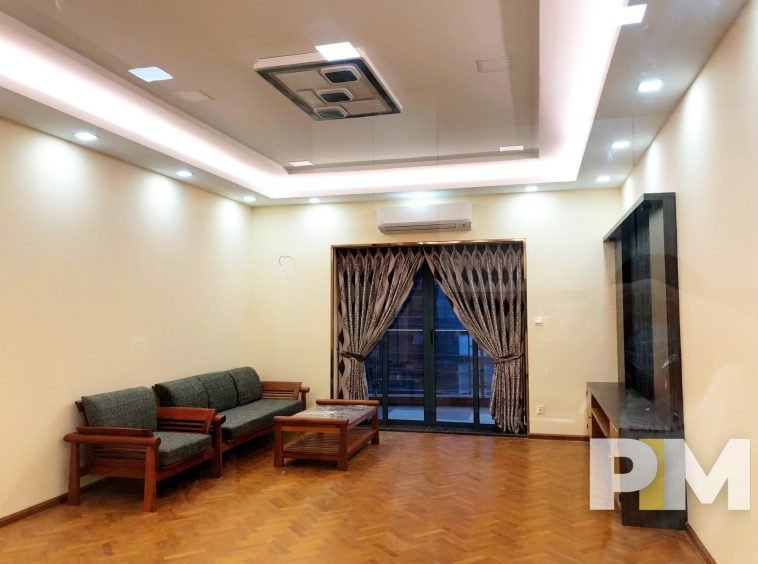bedroom with coffee table - Home Rental Yangon