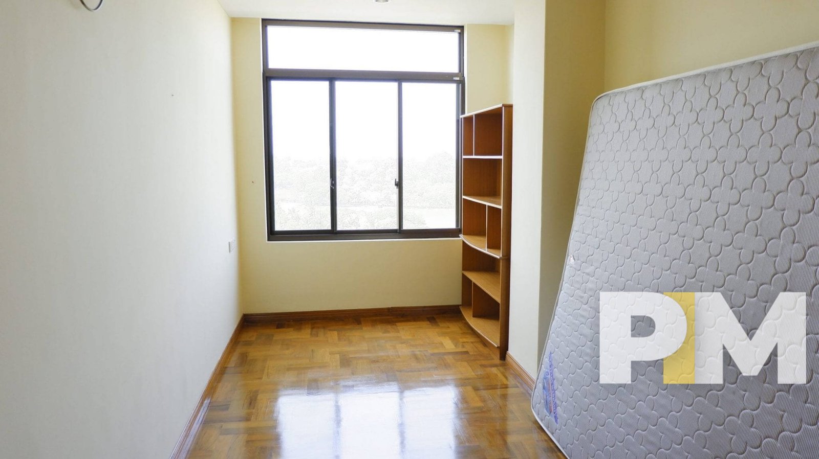 bedroom with shelf - Yangon Real Estate
