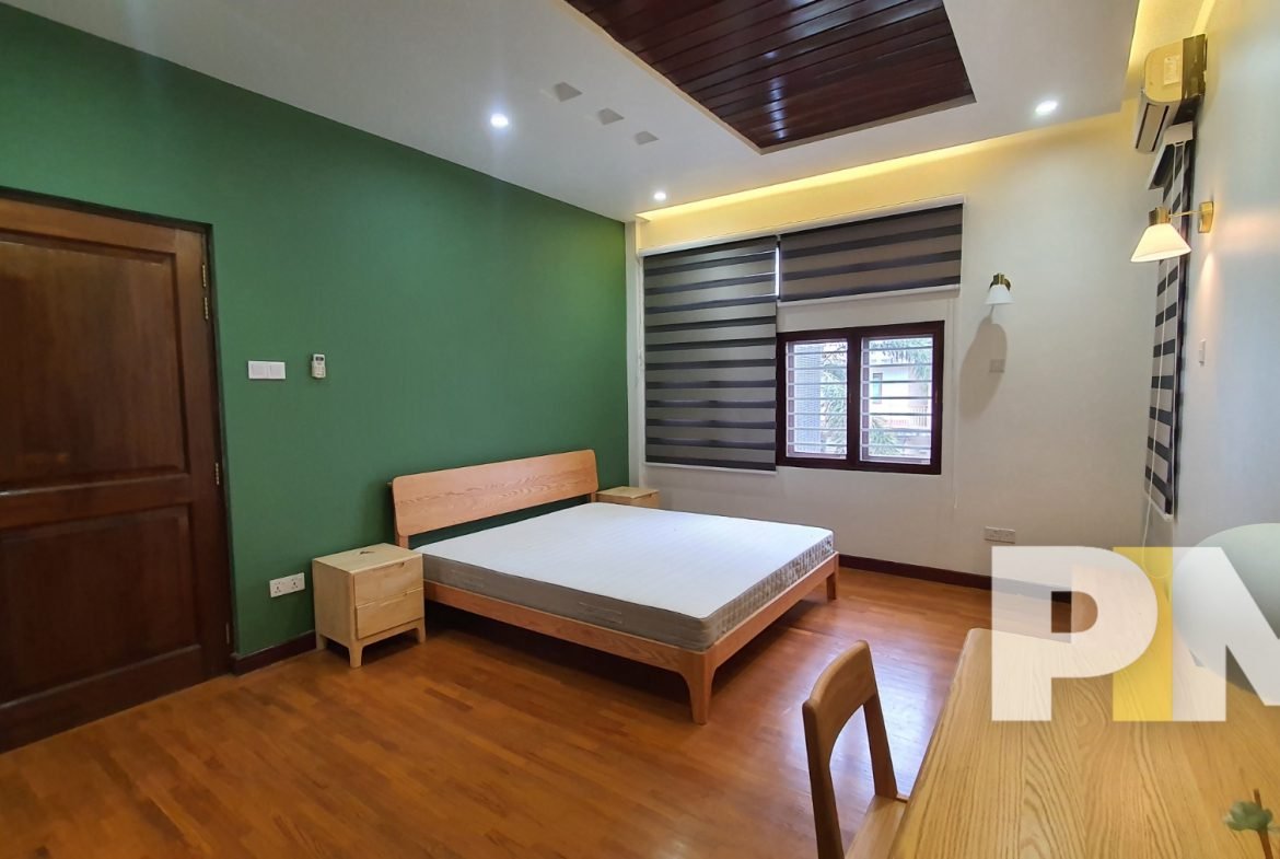 bedroom with study desk - Home Rental Myanmar