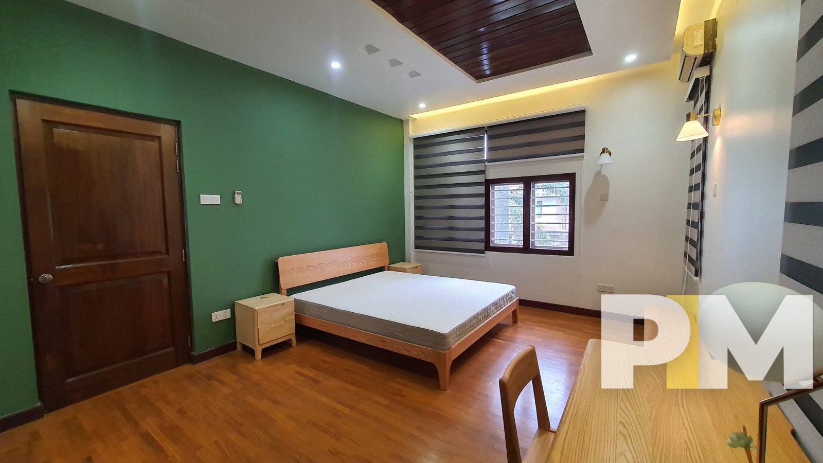 bedroom with study desk - Home Rental Myanmar