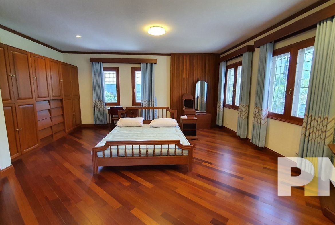 bedroom with wardrobe - Yangon Real Estate