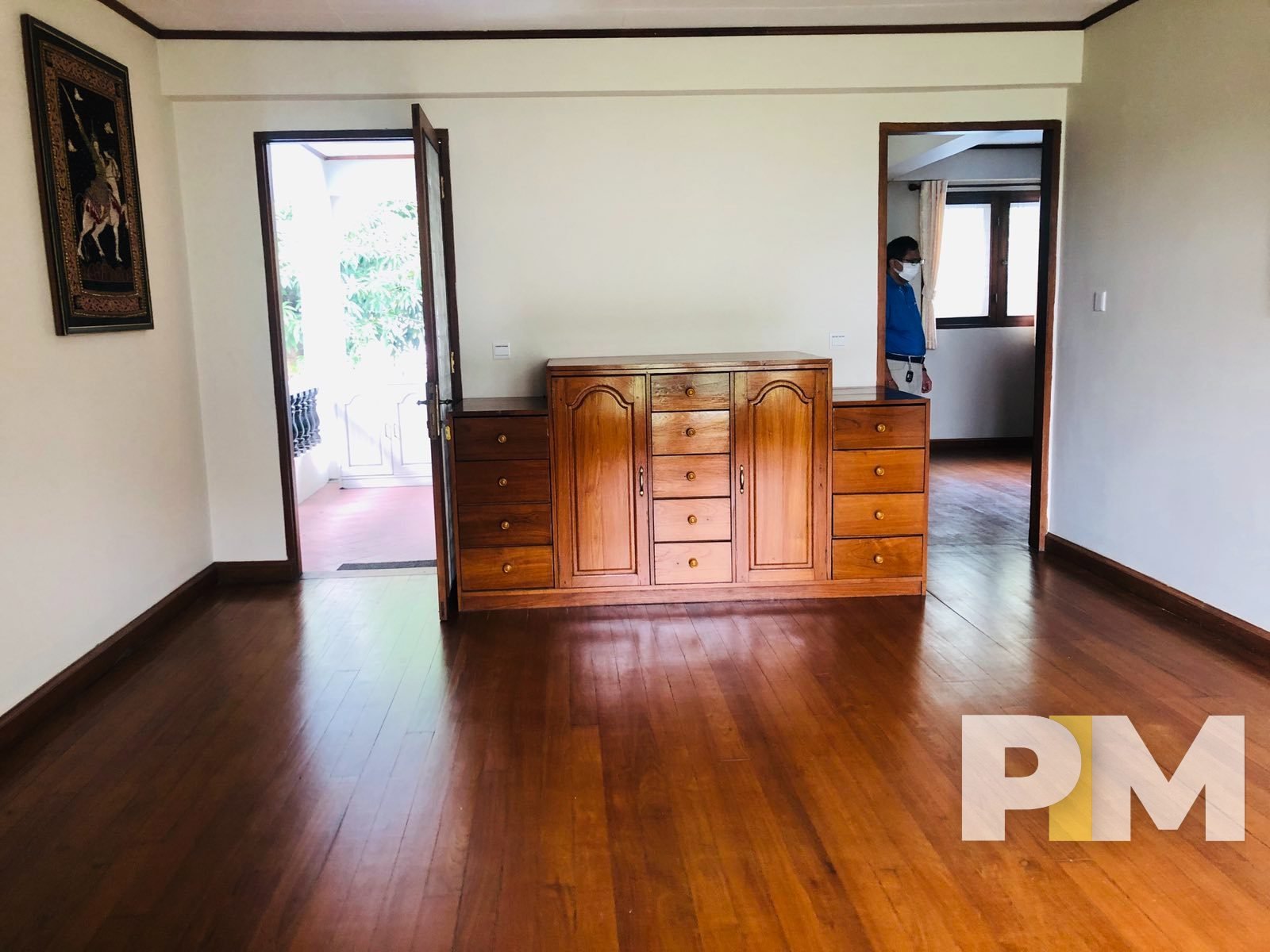 bedroom with wardrobe - Yangon Real Estate