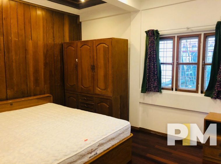 bedroom with wardrobe - properties in Yangon