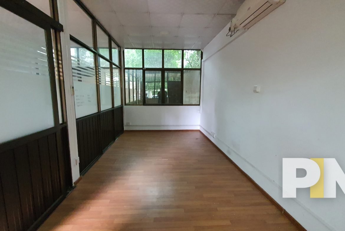 corridor with air conditioner - Yangon Real Estate