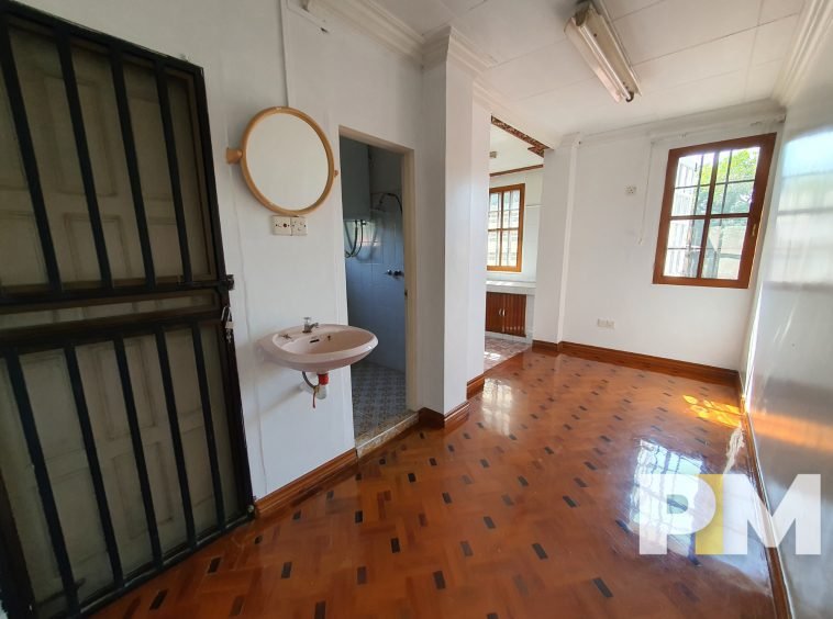 corridor with bathroom - Yangon Property