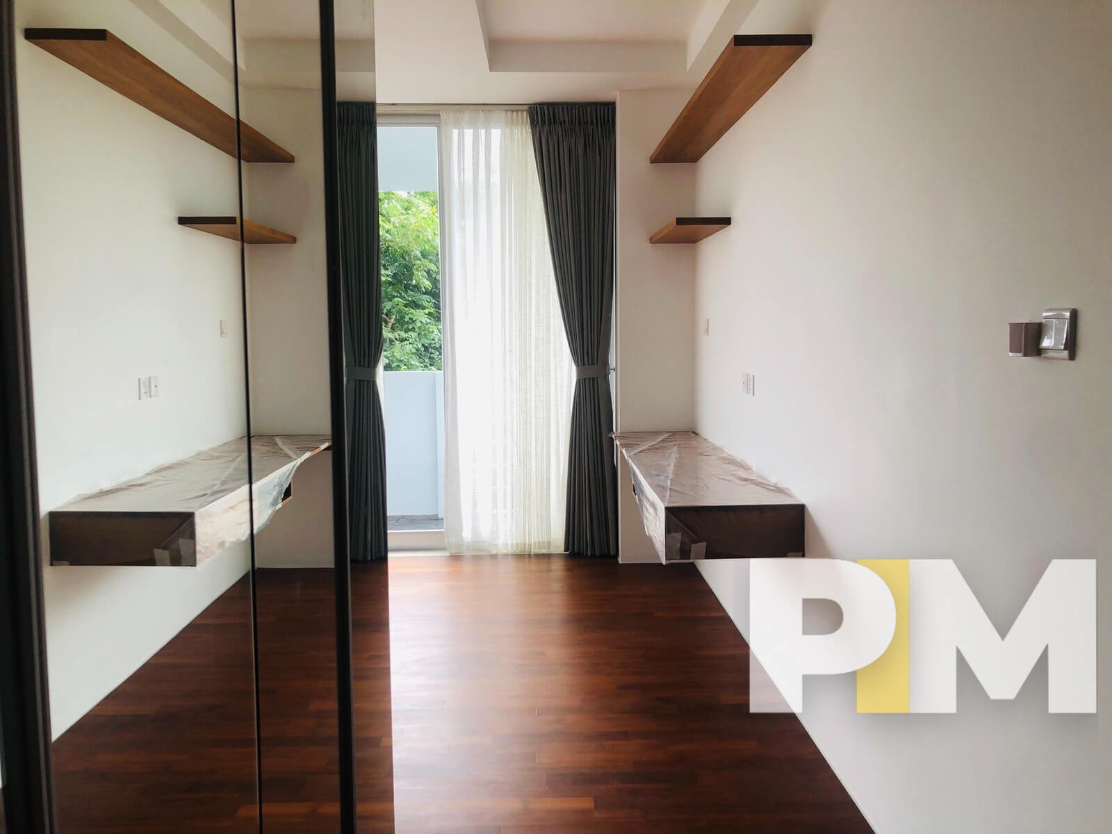 corridor with shelf - Yangon Property