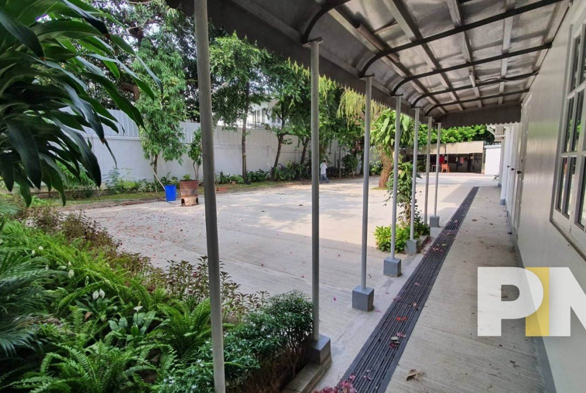 courtyard - Home Rental Yangon
