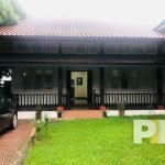 courtyard with car park - Yangon Property