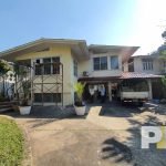 courtyard with car park - properties in Yangon