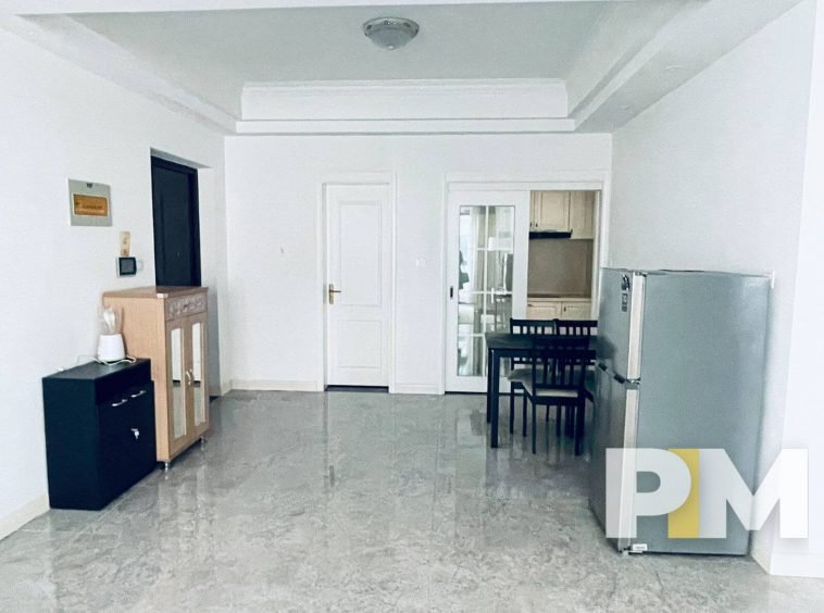 dining room with fridge - Condo for rent in Yankin
