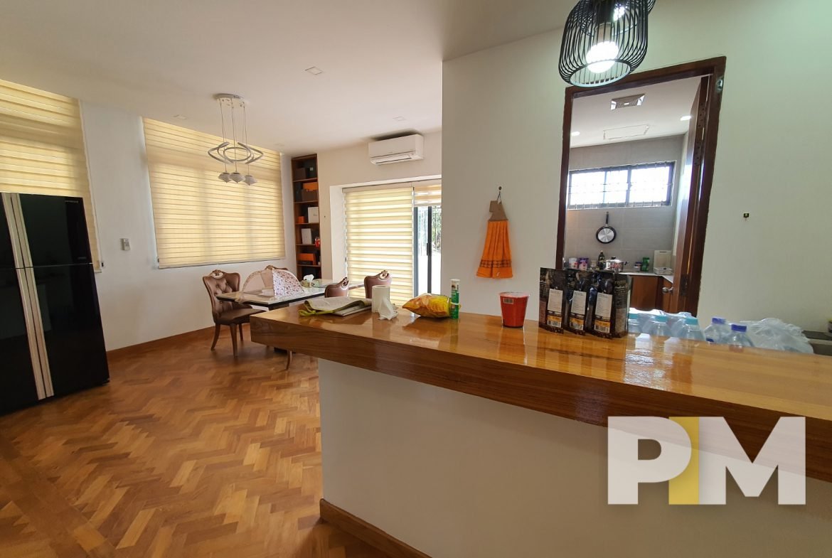 dining room with fridge - Yangon Real Estate