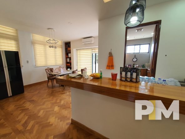 dining room with fridge - Yangon Real Estate