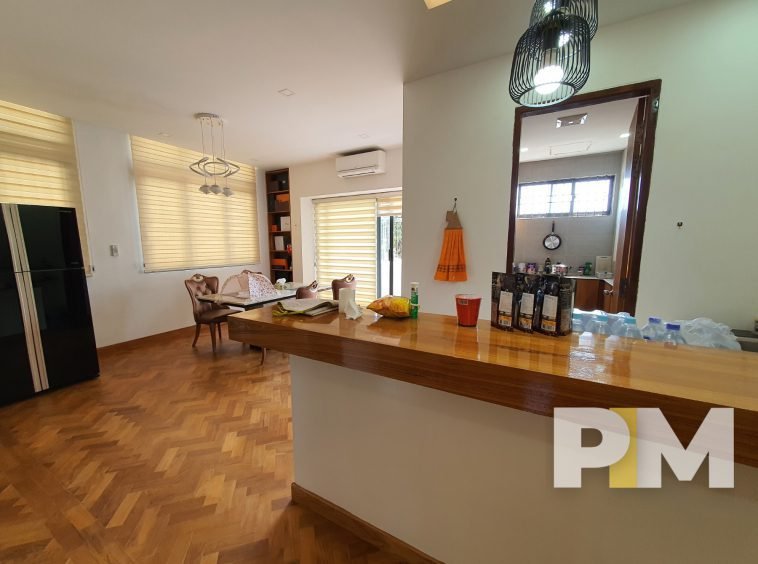 dining room with fridge - Yangon Real Estate