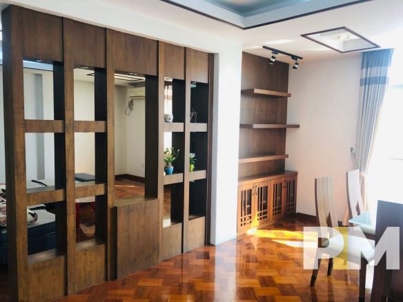dining room with shelf - Yangon Real Estate