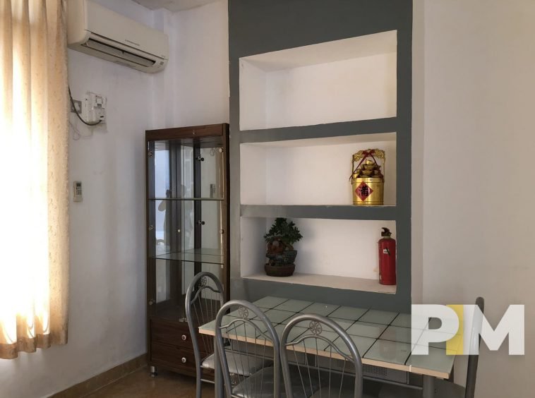 dining room with table and chairs - Home Rental Yangon