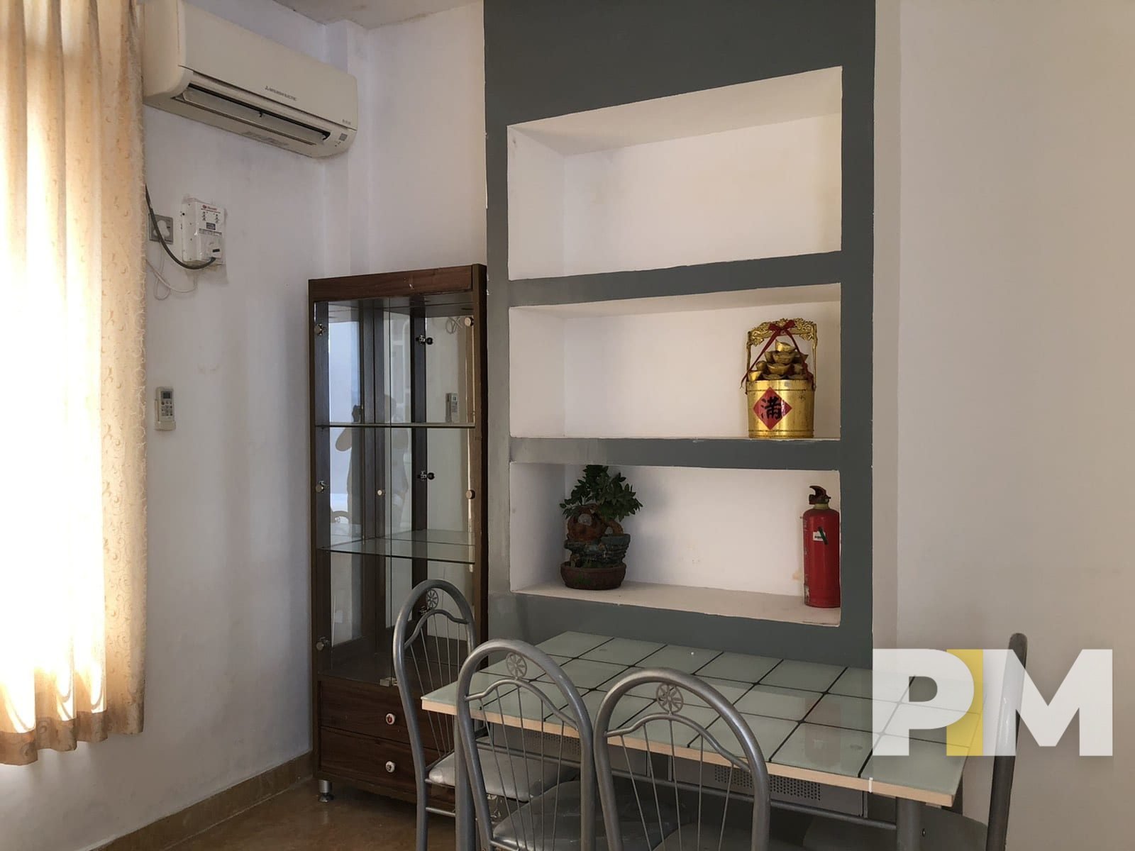 dining room with table and chairs - Home Rental Yangon