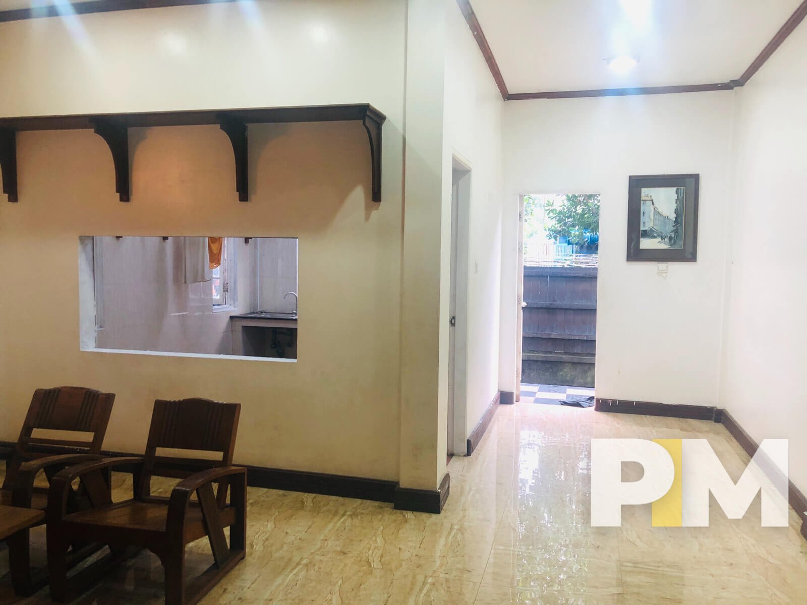 dining room with table and chairs - Home Rental Yangon