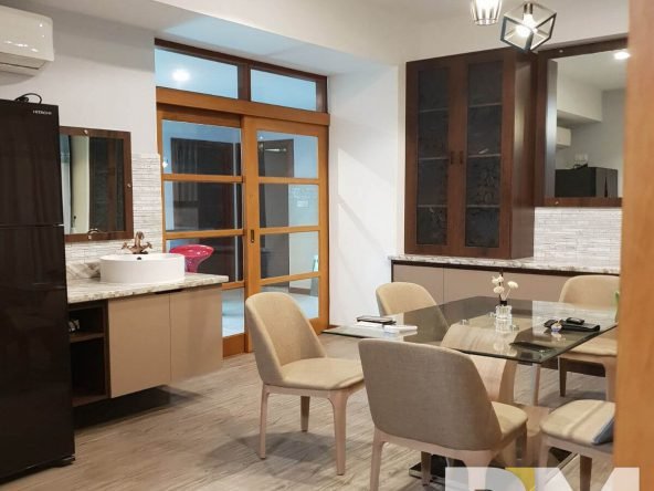 dining room with table and chairs - Home Rental Yangon
