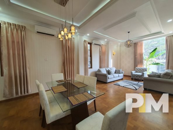 dining room with table and chairs - House for rent in Golden Valley