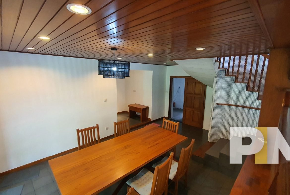 dining room with table and chairs - Myanmar Real Estate
