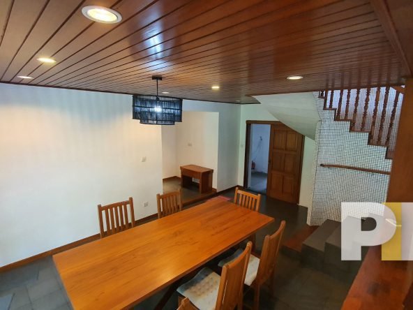 dining room with table and chairs - Myanmar Real Estate