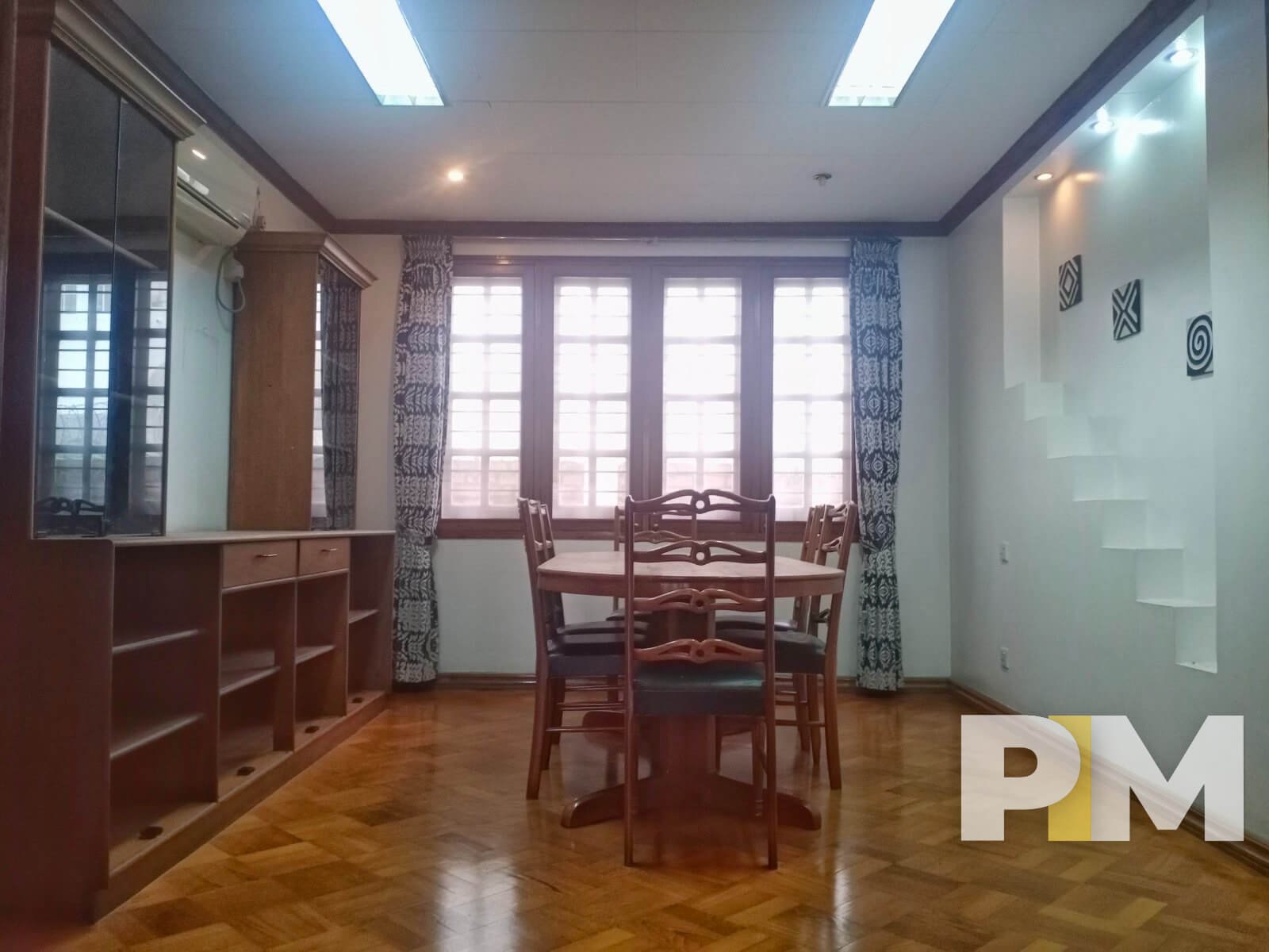 dining room with table and chairs - Myanmar Real Estate