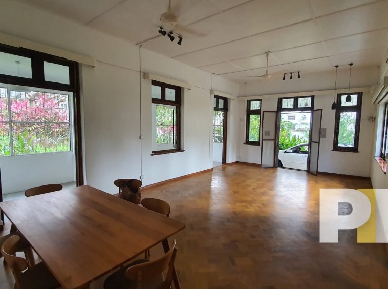 dining room with table and chairs - Myanmar Real Estate